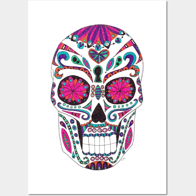 Sugar Skull Wall Art by LauraKatMax